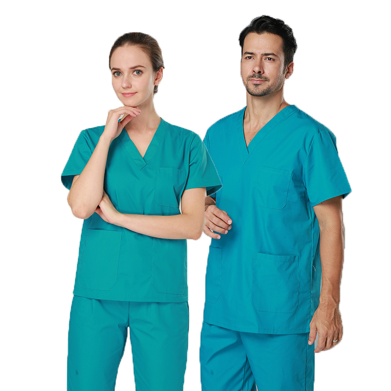 Pielęgniarka Doktor Uniform Tops Pants Scrub Ustawianiestandardowe logo